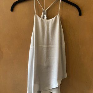 Lush Pebbled Satin Tank Top
